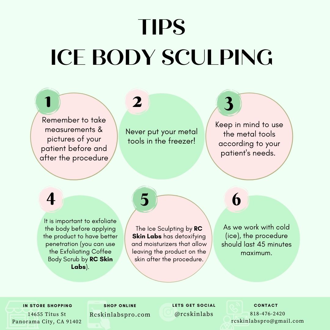 Tips Ice body Sculping