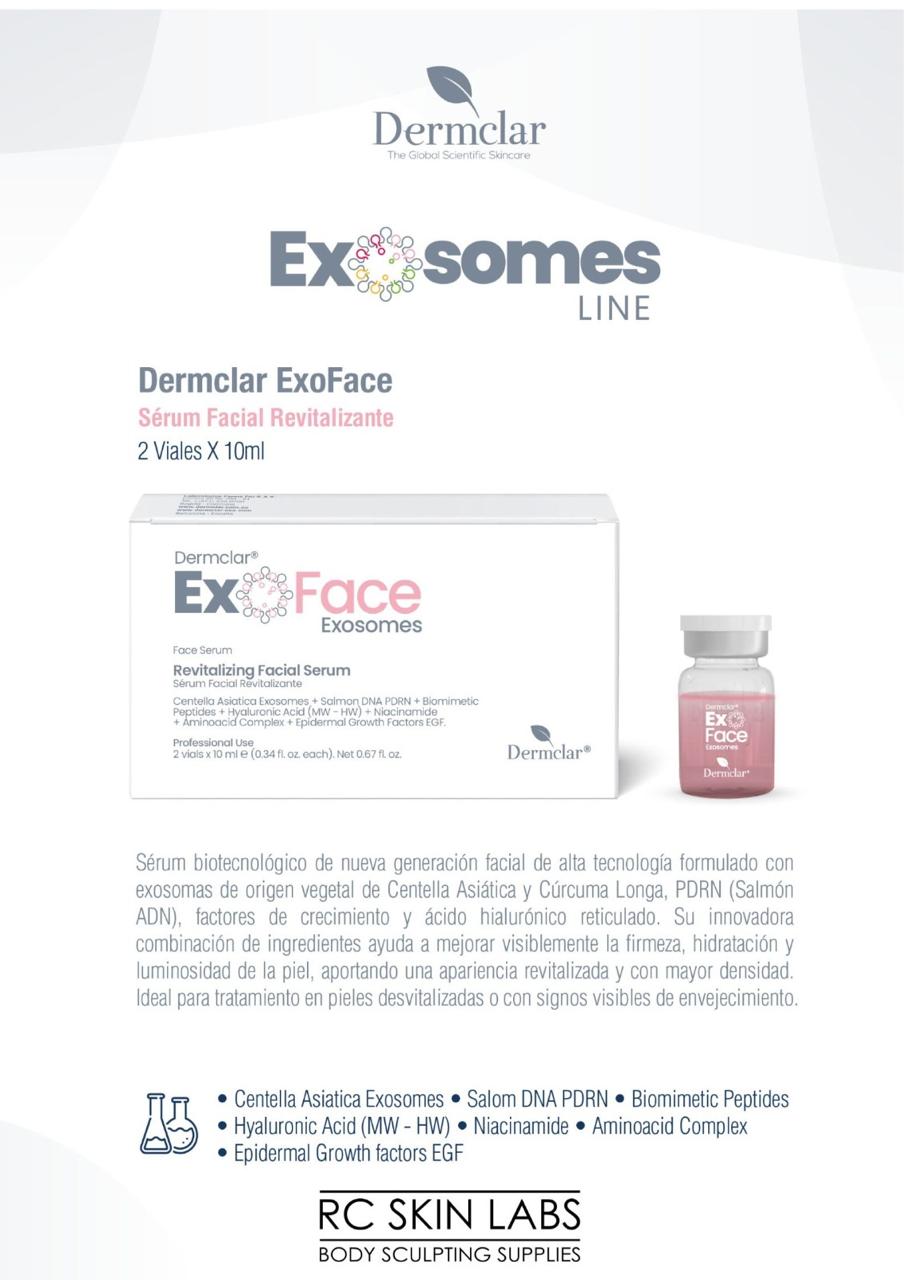 Dermclar ExoFace Exosomes — Professional Vials (2x10ml)