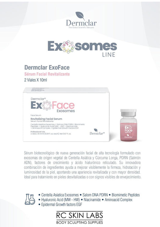 Dermclar ExoFace Exosomes — Professional Vials (2x10ml)
