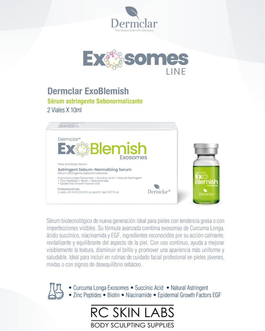 Dermclar ExoBlemish Exosomes — Professional Vial (2×10ml)