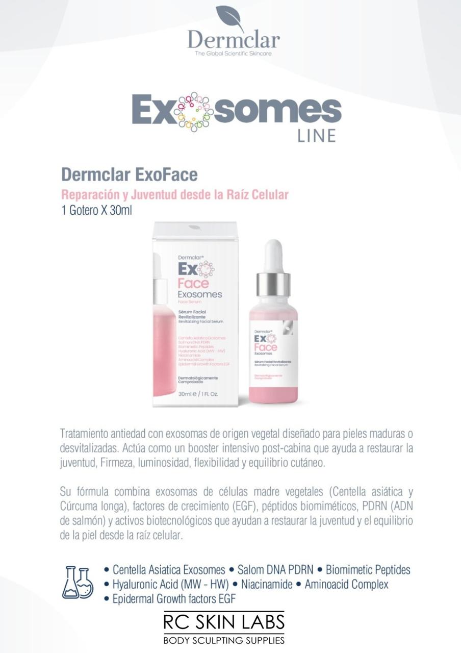 Dermclar ExoFace Exosomes — Home Use Dropper (30ml)