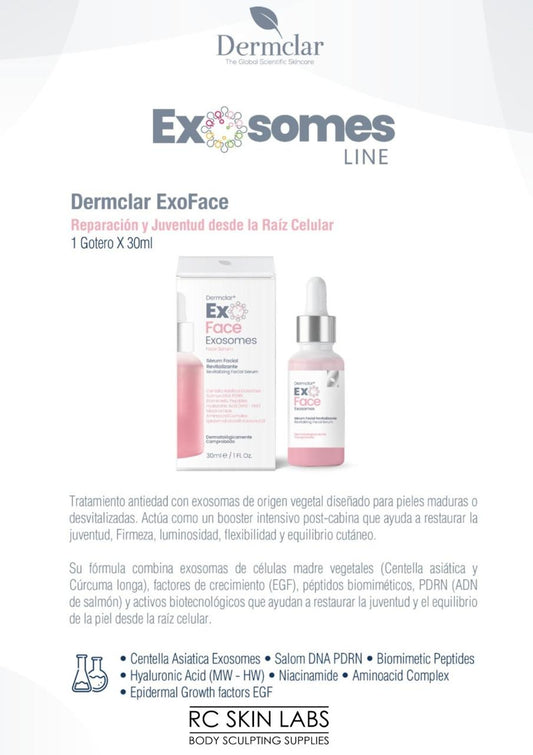 Dermclar ExoFace Exosomes — Home Use Dropper (30ml)