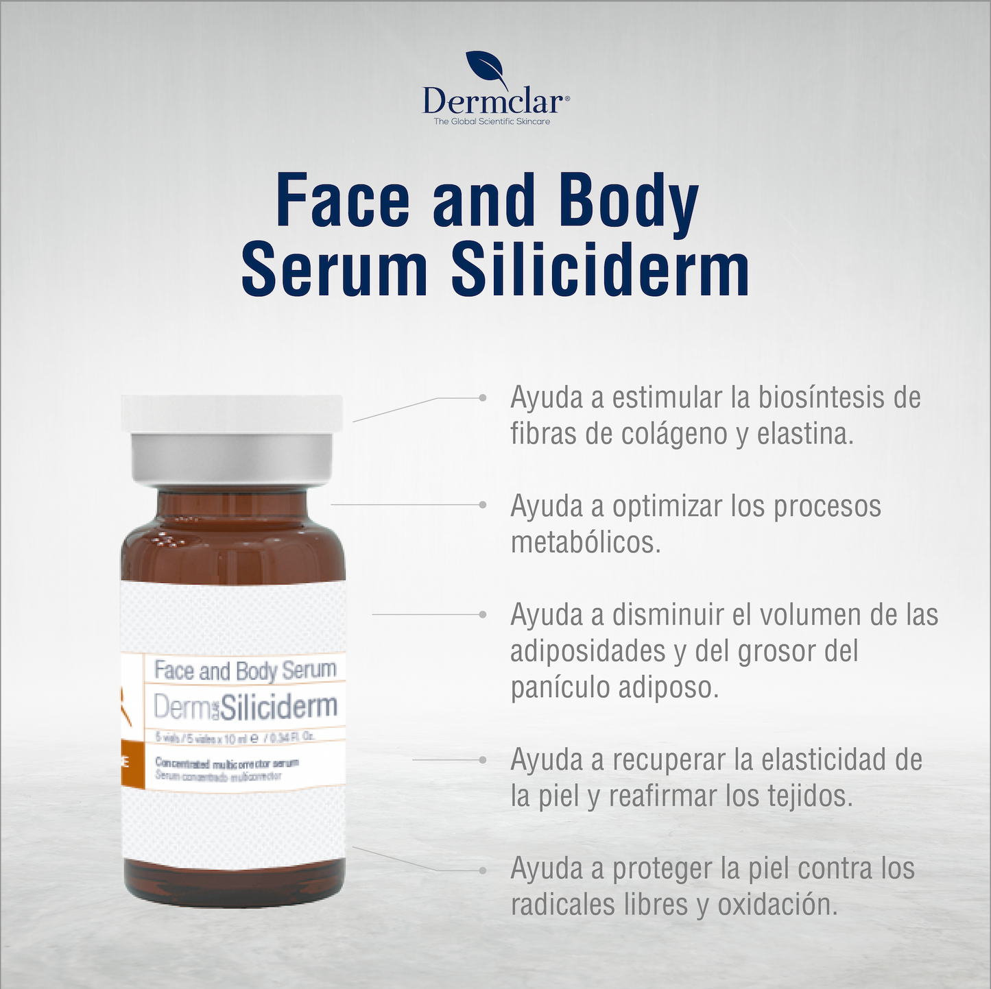 Face and Body Serum Dermclar Siliciderm